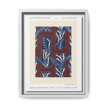 Art Nouveau Flower pattern pochoir print in oriental style. Original from our own 1914 edition of Samarkande - NOMADEN ART GALLERY