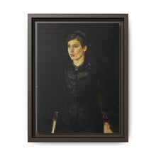 Inger in Black (1884) by Edvard Munch - NOMADEN ART GALLERY