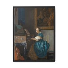 Johannes Vermeer’s Young Woman Seated at a Virginal (ca. 1670–1672) - NOMADEN ART GALLERY