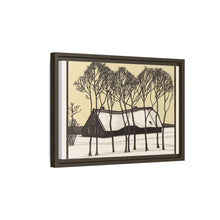 Farm in the snow (1918) by Julie de Graag
