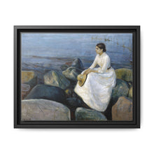 Summer night, Inger on the beach (1889) by Edvard Munch - NOMADEN ART GALLERY