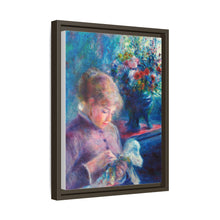 Mujer joven cosiendo (1879) de Pierre-Auguste Renoir.