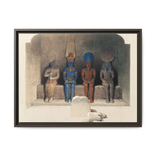 Sanctuary of the Temple of Aboo Simbel Nubia illustration by David Roberts (1796–1864) - NOMADEN ART GALLERY