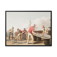Illustration of whalebone scrapers from The Costume of Yorkshire (1814) by George Walker - NOMADEN ART GALLERY