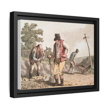 Illustration of stone breakers on the road from The Costume of Yorkshire (1814) by George Walker