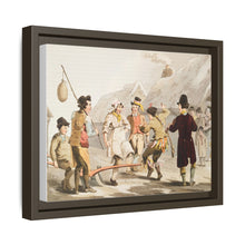 Illustration of the fool plough from The Costume of Yorkshire (1814) by George Walker