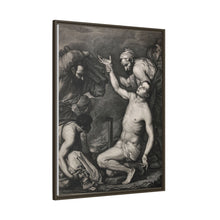 The martyrdom of Saint Laurence of Rome. Etching after J. Ribera.