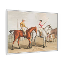 Illustration of jockies from The Costume of Yorkshire (1814) by George Walker