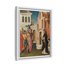 Saint Peter Martyr Exorcizing a Woman Possessed by a Devil by Antonio Vivarini
