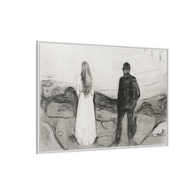 Two Human Beings. The Lonely Ones (1894) by Edvard Munch - NOMADEN ART GALLERY