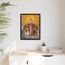 Fresco of Virgin-of-Mercy on the northern wall of the subsidiary church Saint Anna in Saager