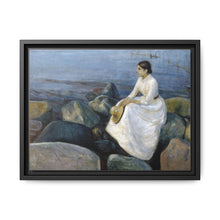 Summer night, Inger on the beach (1889) by Edvard Munch - NOMADEN ART GALLERY