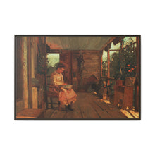 Girl Shelling Peas (ca.1873) by Winslow Homer - NOMADEN ART GALLERY