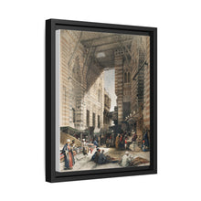 Bazaar of the silk mercers, Cairo illustration by David Roberts (1796–1864) - NOMADEN ART GALLERY