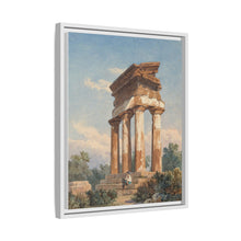 A Temple Ruin in Agrigento (c. 1825) by Carl Wilhelm Götzloff: A Classical Landscape