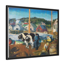 Ox Team, Wharf at Matinicus (1916)