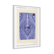 Art Deco fountain pattern pochoir print in oriental style. Original from our own 1914 edition of Samarkande