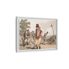 Illustration of stone breakers on the road from The Costume of Yorkshire (1814) by George Walker