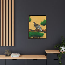 Pine and Eagle, a traditional portrait of a charismatic Japanese eagle by Kano Tanyu (1602-1674)
