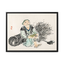 Smoking farmer with branches by Kōno Bairei (1844-1895) - NOMADEN ART GALLERY