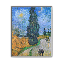 Vincent van Gogh's Road with Cypress and Star (1890) - NOMADEN ART GALLERY