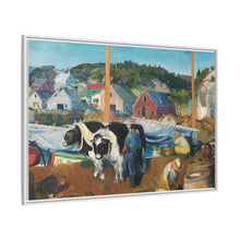 Ox Team, Wharf at Matinicus (1916)