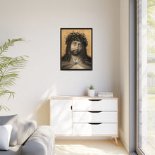 Christ as the Man of Sorrows. Colour lithograph by N.J. Strixner, 1818, after Q. Matsys.