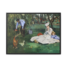 The Monet Family in Their Garden at Argenteuil (1874) by Édouard Manet - NOMADEN ART GALLERY