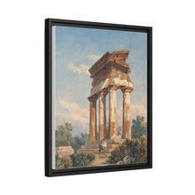 A Temple Ruin in Agrigento (c. 1825) by Carl Wilhelm Götzloff: A Classical Landscape