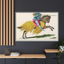 French Knight, 14th Century: Vintage Equestrian Art by Paul Mercuri (1860)