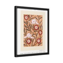 Impresión de plantilla con patrón floral Art Nouveau de estilo oriental