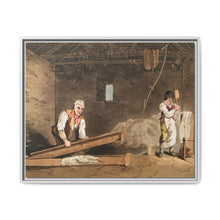 Illustration of line swinglers from The Costume of Yorkshire (1814) by George Walker - NOMADEN ART GALLERY