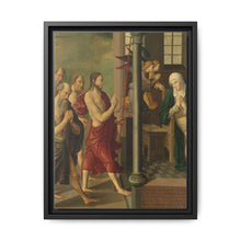 Panel of an Altarpiece with Dispute with the Doctors, on verso is Appearance of Christ to his Mother (c. 1520 - c. 1535) by Master of Alkmaar - NOMADEN ART GALLERY