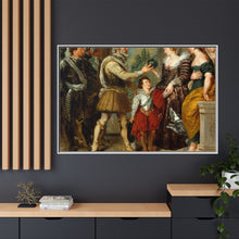 Henri IV Conferring the Regency upon Marie de' Medici (after Rubens) by Eugène Delacroix