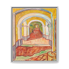 Corridor in the Asylum (1889) by Vincent Van Gogh - NOMADEN ART GALLERY