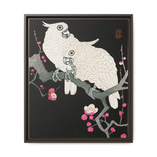 Two cockatoo and plum blossom (1925 - 1936) by Ohara Koson