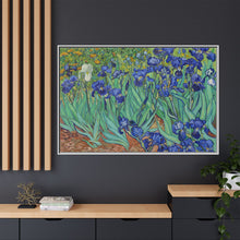 Vincent Van Gogh's Irises (1889). Famous painting, original from the J. Paul Getty Museum. - NOMADEN ART GALLERY