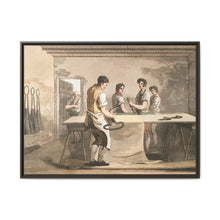 Illustration of the cloth dresser from The Costume of Yorkshire (1814) by George Walker - NOMADEN ART GALLERY
