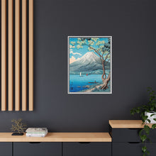 Impresión del monte Fuji desde el lago Yamanaka en alta resolución por Hiroaki Takahashi 