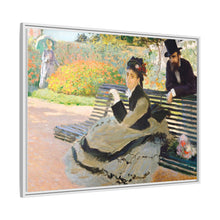 Camille Monet (1847–1879) on a Garden Bench (1873) by Claude Monet - NOMADEN ART GALLERY