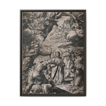 The martyrdom of Saint Ursula. Engraving by J. Sadeler after P. de Witte - NOMADEN ART GALLERY