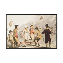 Illustration of the fool plough from The Costume of Yorkshire (1814) by George Walker - NOMADEN ART GALLERY