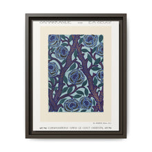 Flower pattern Art Deco stencil print in oriental style - NOMADEN ART GALLERY