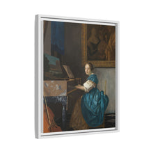 La joven sentada ante un virginal, de Johannes Vermeer (ca. 1670-1672) 