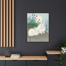 Rabbits at full moon (1920 - 1930) by Ohara Koson