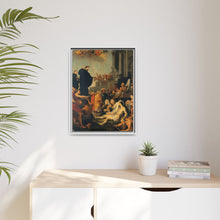 Saint Francis Xavier preaching and healing. Oil painting after Peter Paul Rubens.