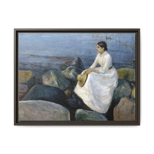 Summer night, Inger on the beach (1889) by Edvard Munch - NOMADEN ART GALLERY