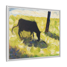 Black Cow in a Meadow (ca. 1881) by Georges Seurat