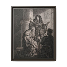 Simeon recognises the infant Jesus as saviour. Etching by C.W. Weisbrod after Rembrandt, 1627-8. - NOMADEN ART GALLERY