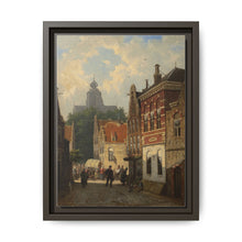 Dutch Street Scene (c. 1850–55) by Cornelis Springer - NOMADEN ART GALLERY